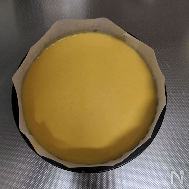 Moist & Creamy Kabocha Cheesecake Process3