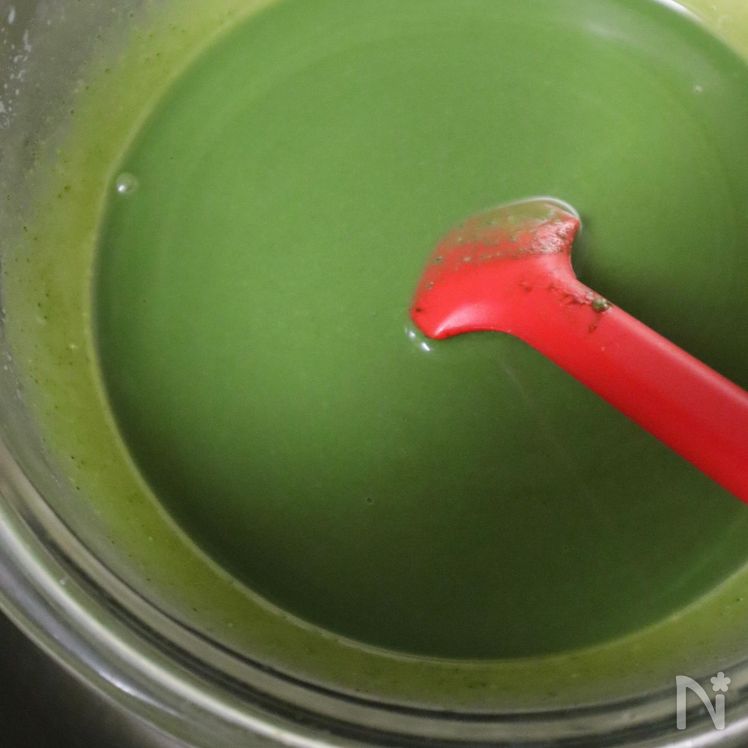Rich Two-Layer Matcha Pudding Process9