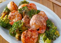 Broccoli and Shrimp Umami Stir-Fry with Aurora Sauce