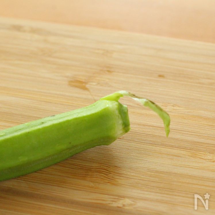 Crispy and Silky Pork-Wrapped Okra Preparation