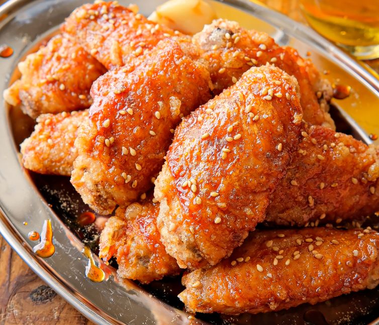 Sweet and Spicy Chicken Wings (Te-ba Karaage, 手羽唐揚げ)