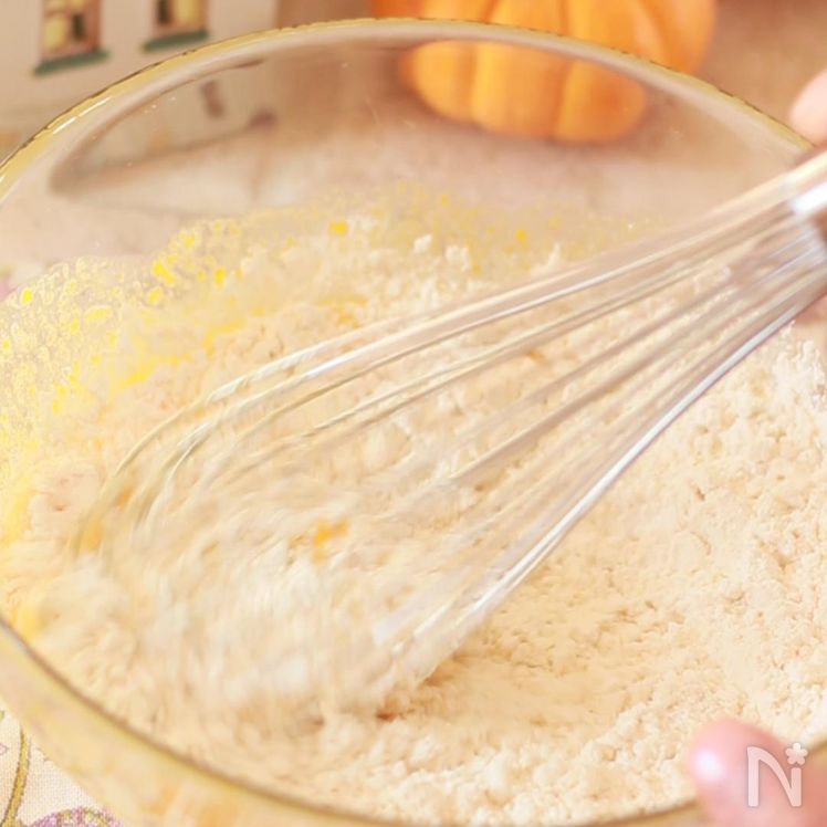 Kabocha Steamed Cake Process3