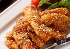 Sweet & Tangy Chicken Breast Sticks