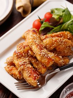 Sweet & Tangy Chicken Breast Sticks