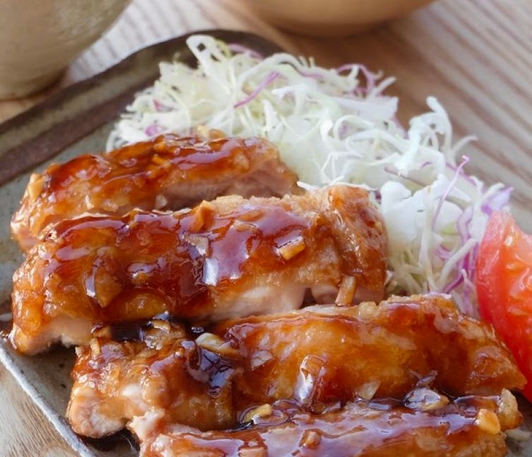 Japanese Diner-Style Garlic Teriyaki Chicken