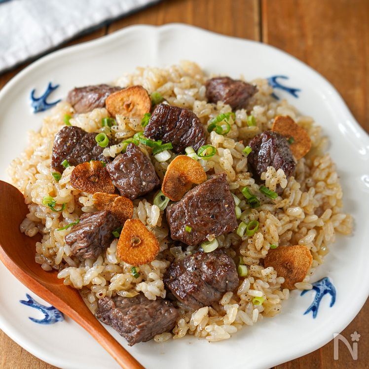 Garlic Butter Beef Fried Rice Process7