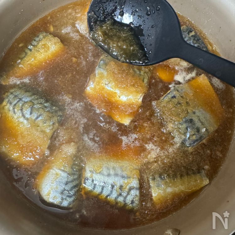 Pangunahing Mackerel na Nilaga na may Gadgad na Labanos (Mizore-ni) Process4