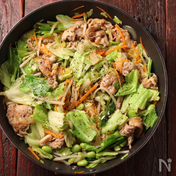 Japanese Bento-Style Pork and Vegetable Stir-Fry Process3