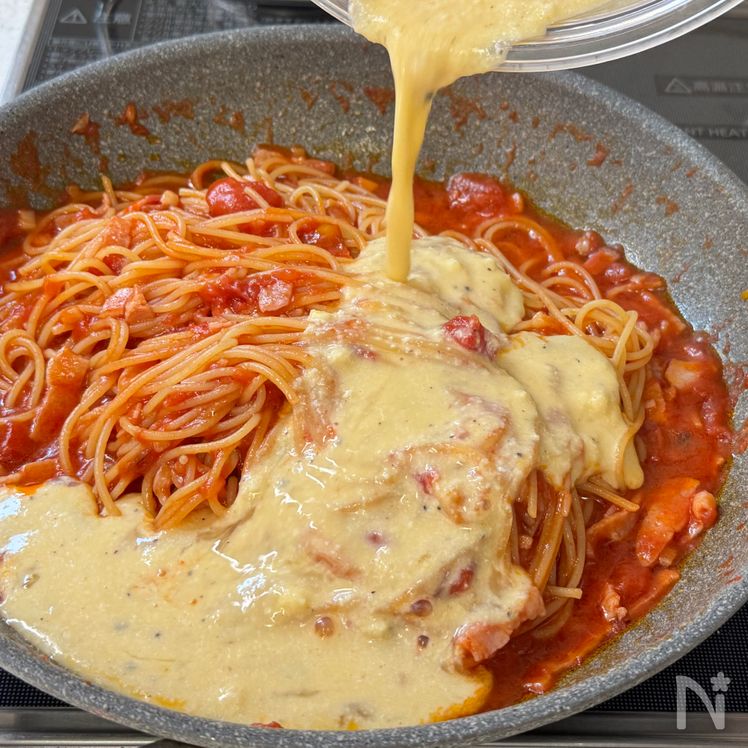 Better-Than-Restaurant Tomato Carbonara Process5