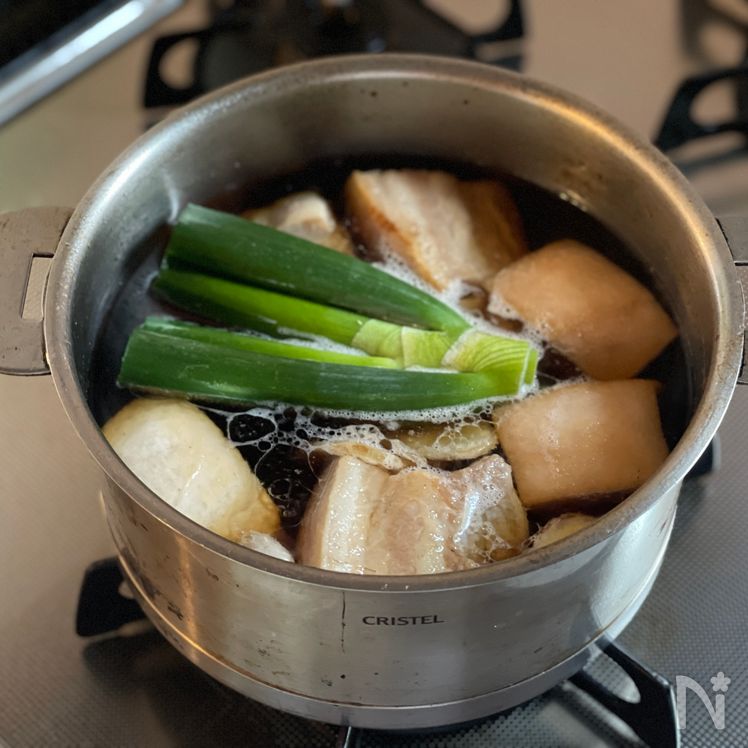 Kakuni Braised Pork Process3