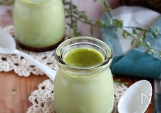 Silky Matcha Pudding