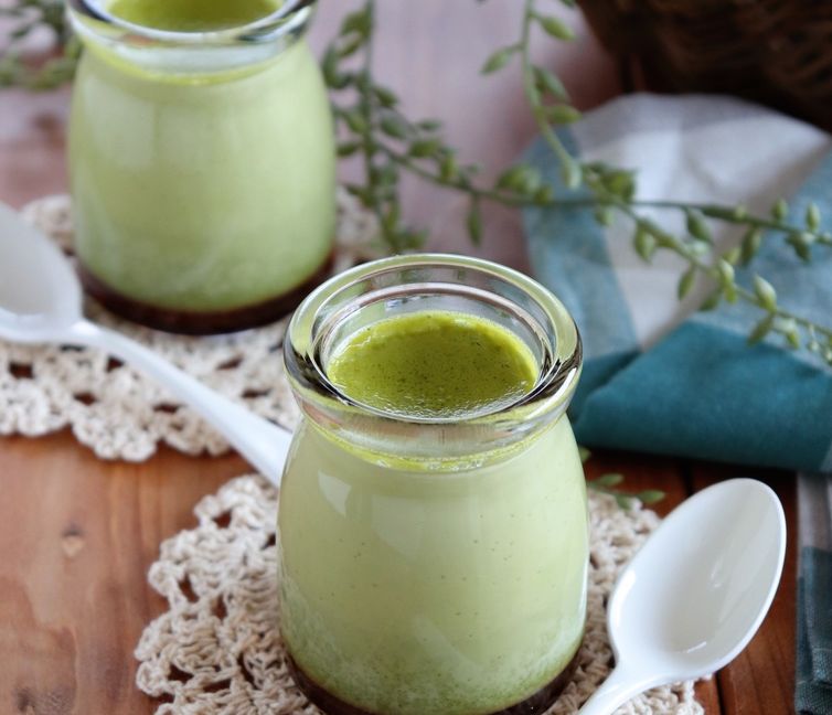 Silky Matcha Pudding