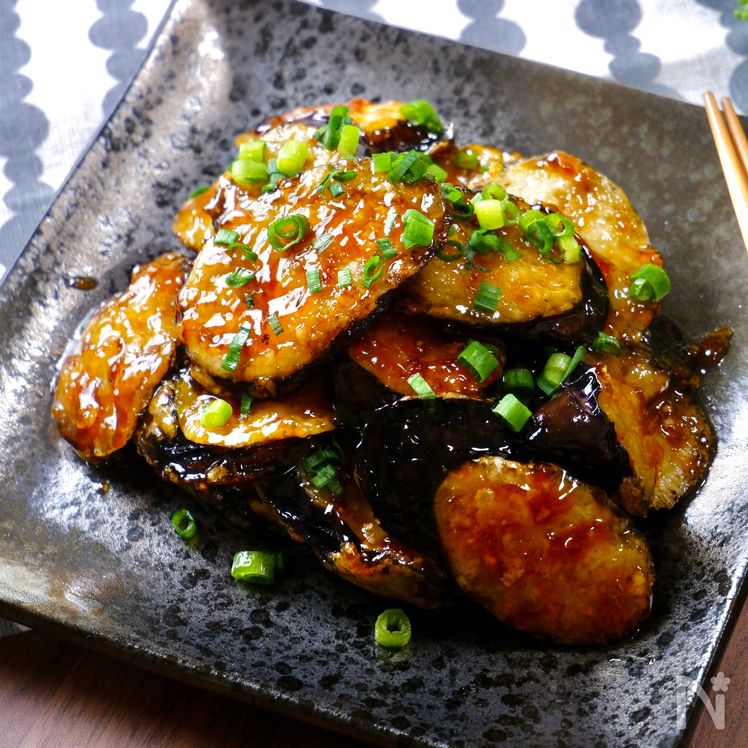 Sweet and Tangy Glazed Eggplant Process6