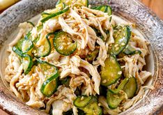 Chicken Tenderloin and Cucumber Sesame Salad