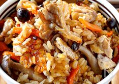 Chicken and Mushroom Rice (Takikomi Gohan)