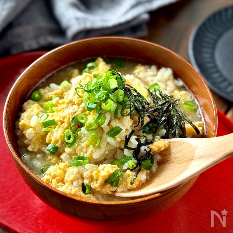 Egg Zōsui (卵雑炊) Process4