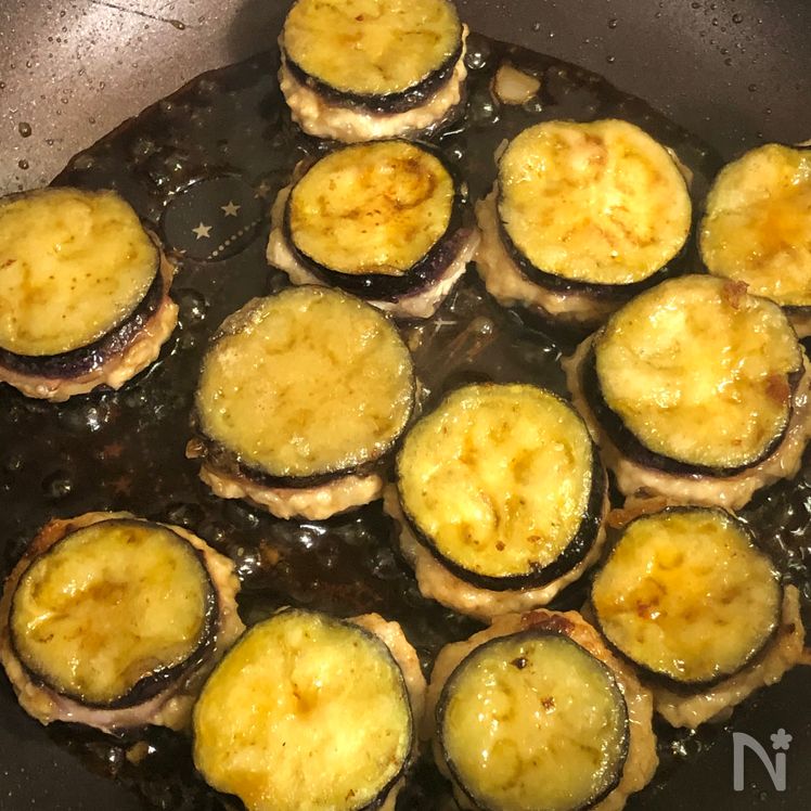 Juicy Stuffed Eggplant with Sweet Ponzu Glaze Process6