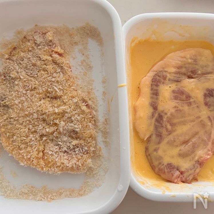 Goma Miso Tonkatsu (Pork Cutlet with Sesame Miso Sauce) Process2