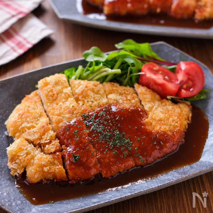 BIG Chicken Cutlet with Easy Demi-Glace Sauce Process5