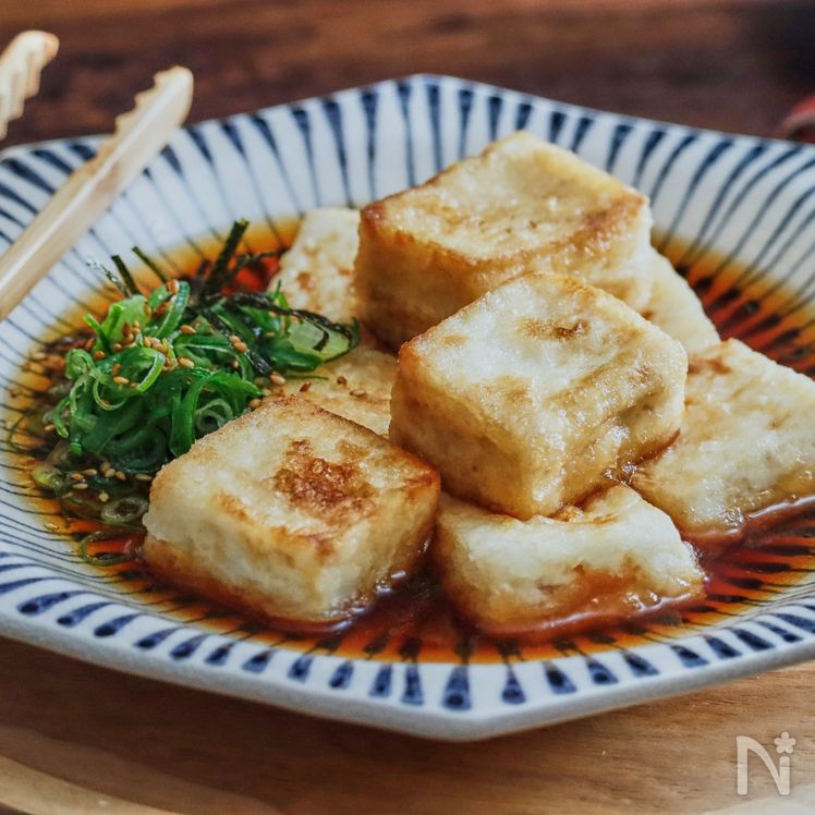 Pan-fried Tofu (Agedashi Tofu) Process5