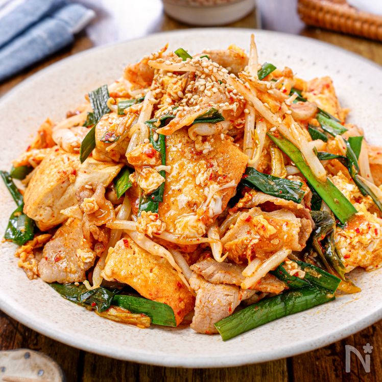 Pork and Kimchi Tofu Champuru Process4