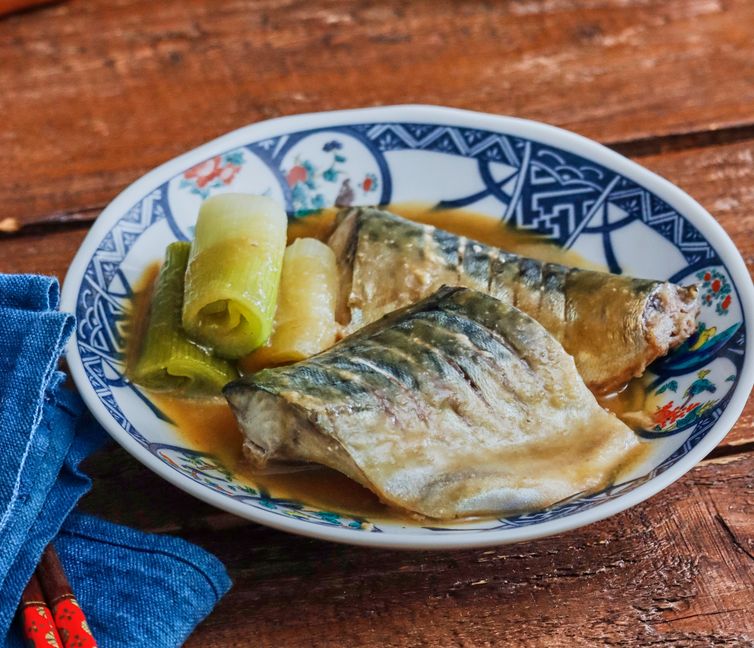 Mackerel Simmered in Miso