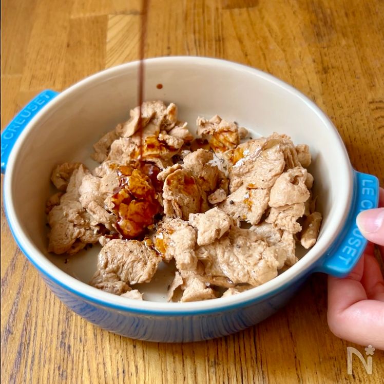 Vegan Ginger Pork Process1