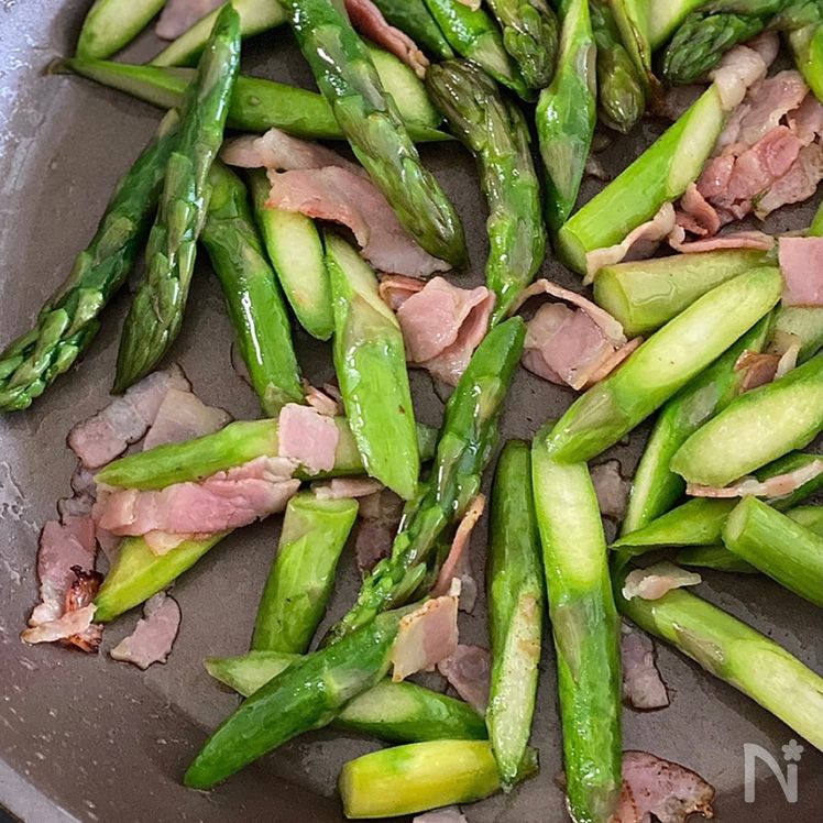 Asparagus & Egg Mayo Salad Process1