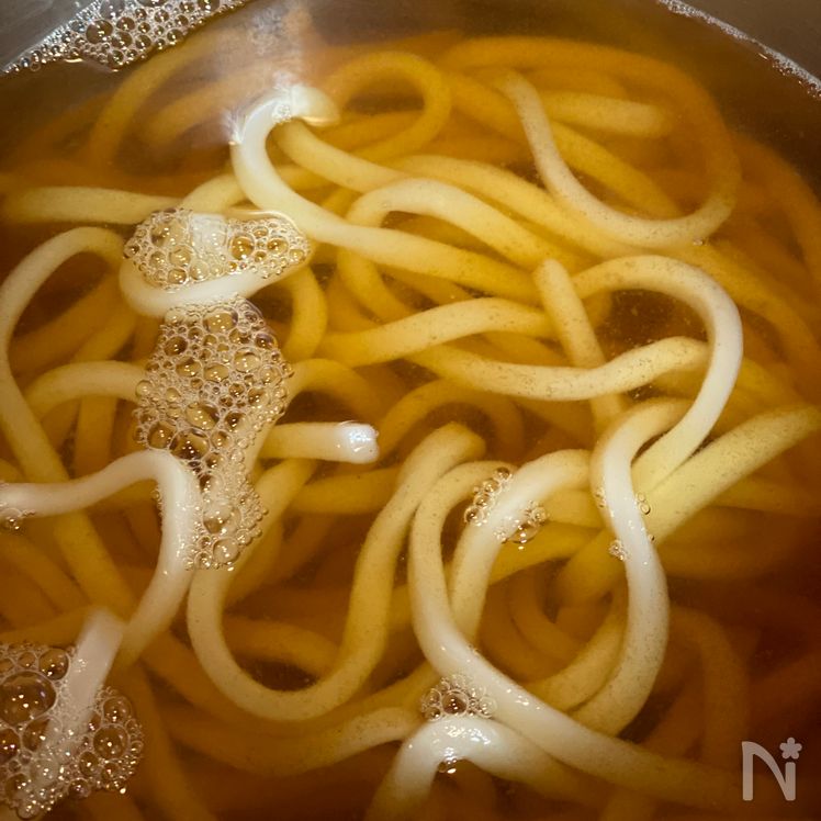 Quick & Easy Pork Belly Udon (Niku Udon) Process2