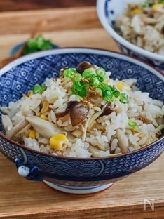 Tuna and Mushroom Rice (Takikomi Gohan)