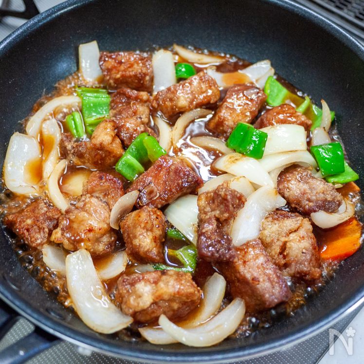 Daging Babi Masam Manis Klasik (酢豚) Process5