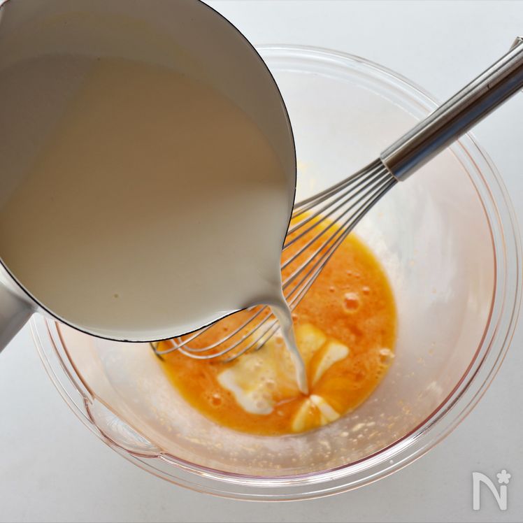 Silky Matcha Pudding Process6