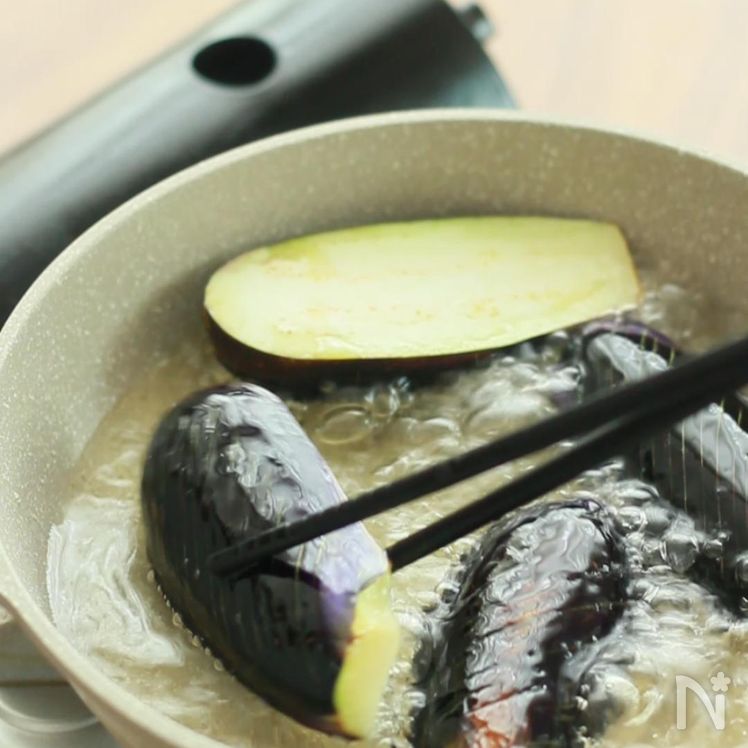 Fried Japanese Eggplant in Dashi Broth Process5