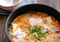 Savory Miso-Simmered Pork and Tofu with Egg
