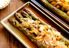 Asparagus Butter Sauté with Garlic Sauce