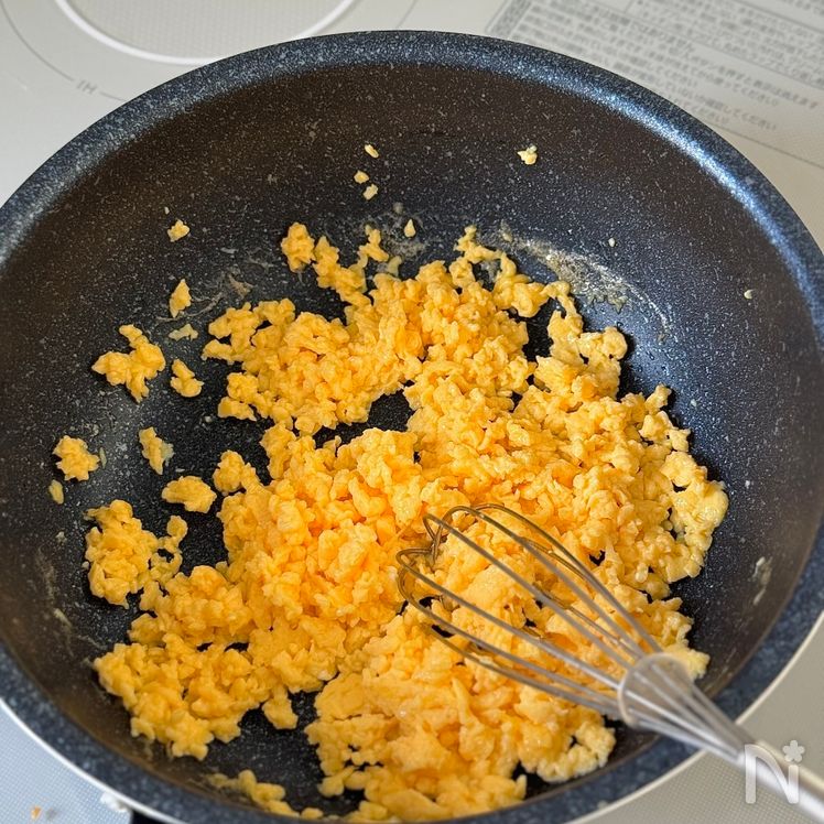 Soboro Three-Color Rice Bowl (Sanshoku Don, 三色丼) Process6