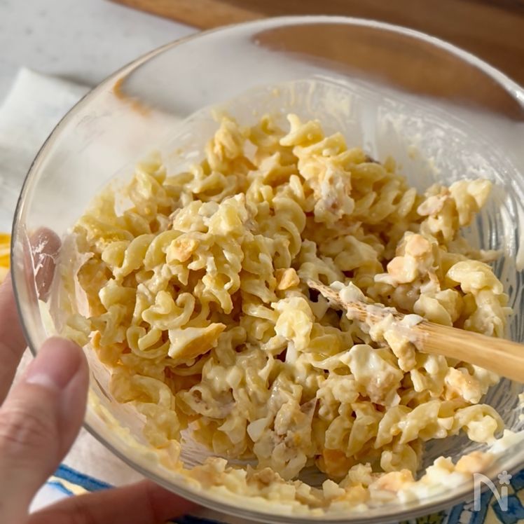 Egg Tartar Macaroni Salad (Quick Side Dish) Process5