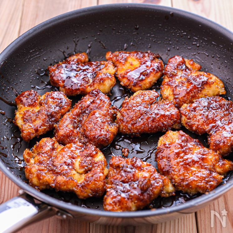 Chicken Tenderloin Cutlet Rice Bowl with Tonkatsu Sauce (Sauce Katsu Donburi) Process3