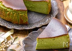 Matcha Basque Cheesecake
