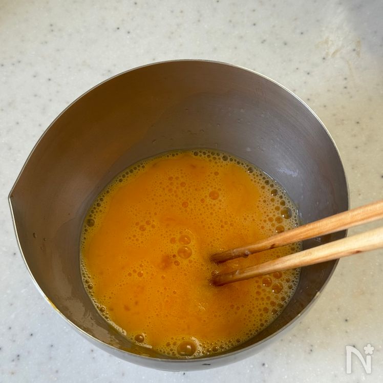 Soboro Three-Color Rice Bowl (Sanshoku Don, 三色丼) Process4