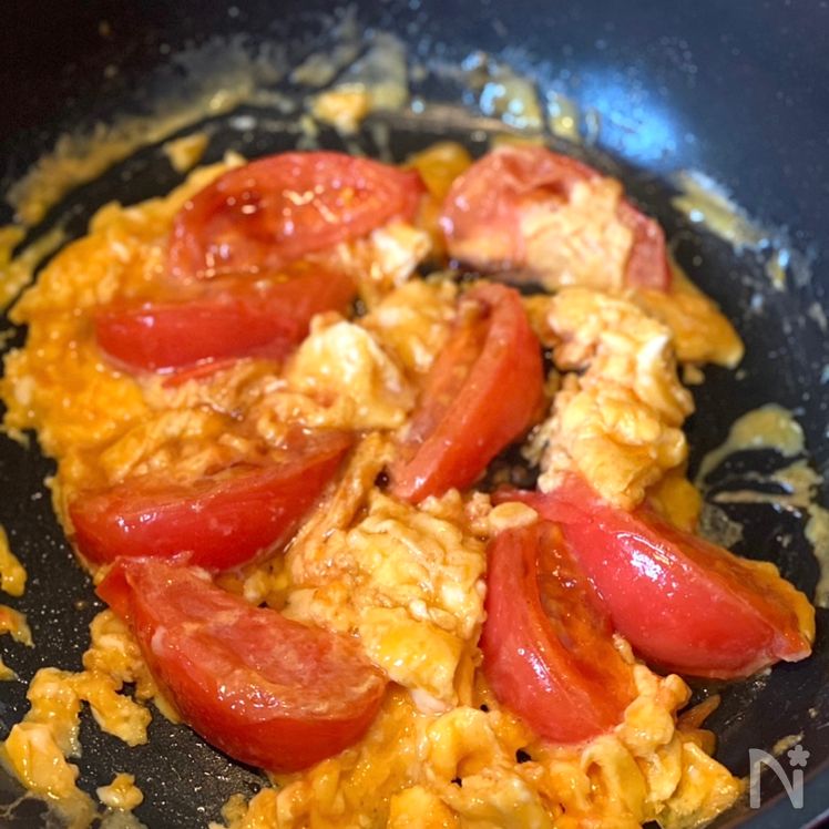 5-Minute “Extra-Umami” Chinese Tomato & Egg Stir-Fry Process2