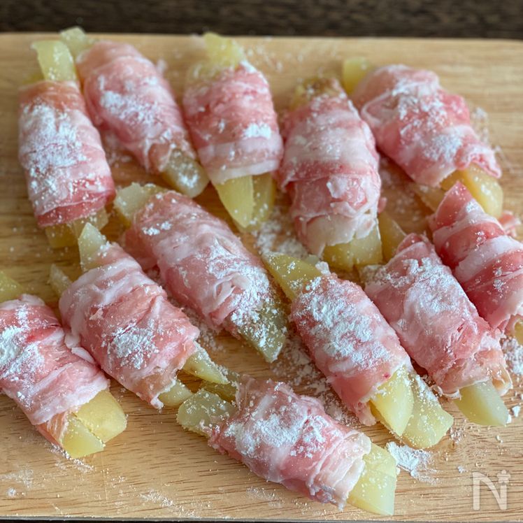 Cheesy Pork-Wrapped Potatoes Process4