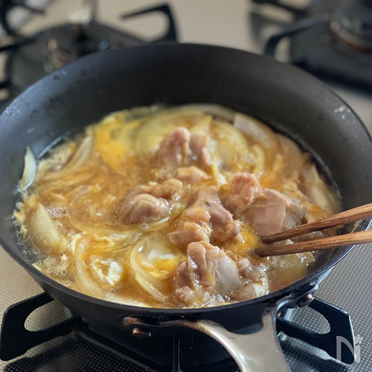 Chicken and Egg Oyakodon Rice Bowl Process3