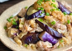 Pork Belly & Eggplant with Refreshing Grated Daikon Ponzu Sauce