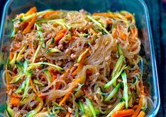 Spicy Glass Noodle Salad with Ground Pork (Tantan-Style Harusame Salad)