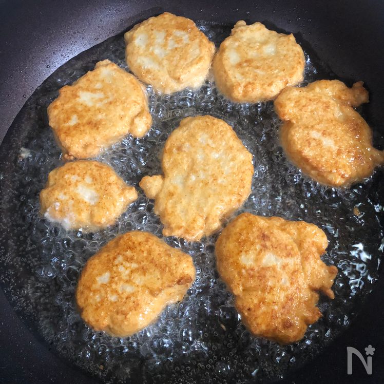 Fluffy Tofu Chicken Nuggets Process3