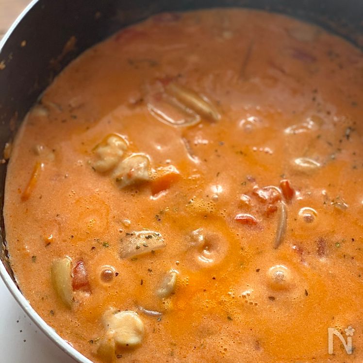 Creamy Tomato Chicken Stew Process4