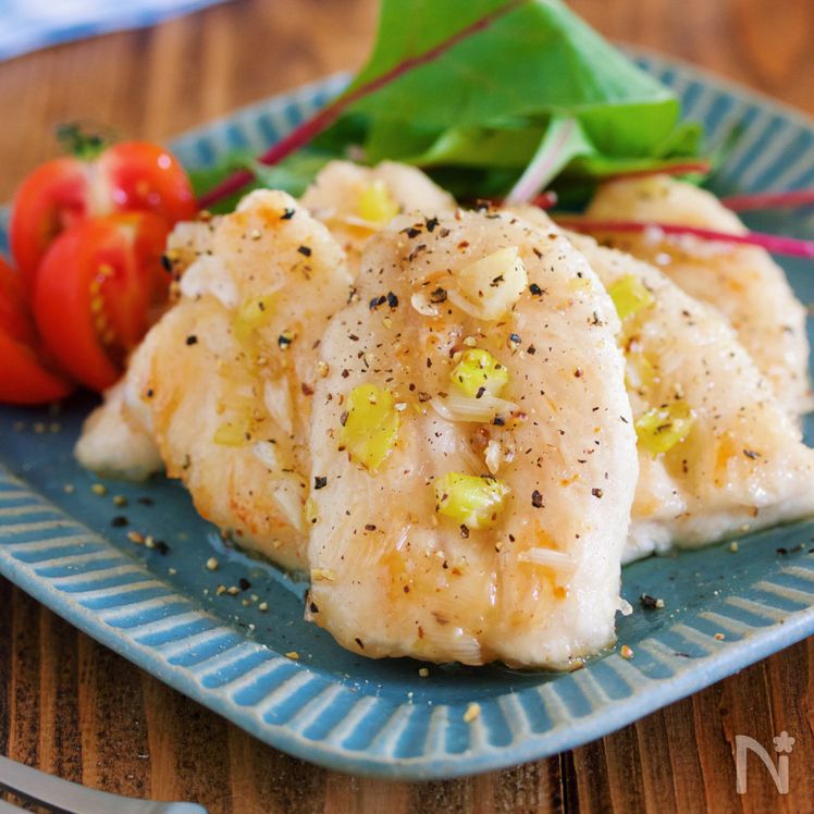 Izakaya-Style Juicy Chicken Tenderloins with Scallion Salt Sauce – A Perfect Match with Beer! Process5