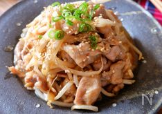 Stir-Fried Pork and Bean Sprouts with Oyster Miso Glaze