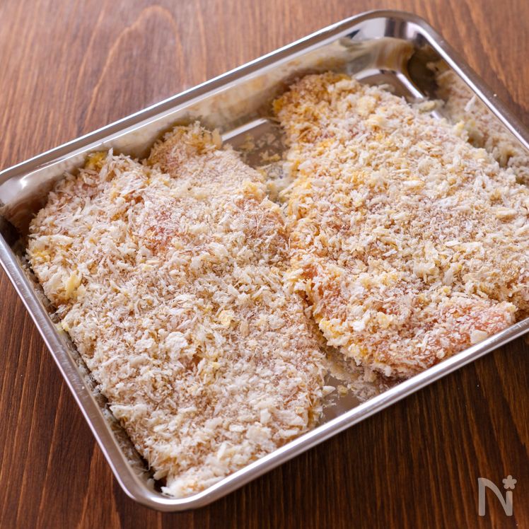 BIG Chicken Cutlet with Easy Demi-Glace Sauce Process2